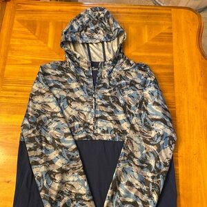 UA camo/blue windbreaker